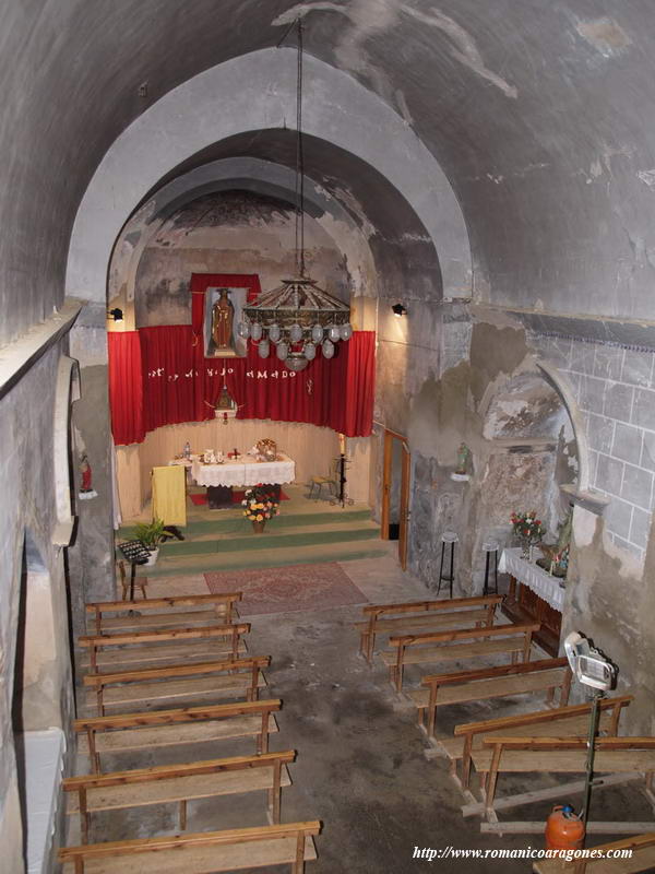 INTERIOR HACIA LA CABECERA DESDE EL CORO